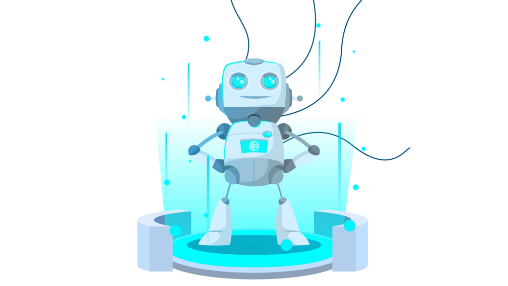 robot saludo dos
